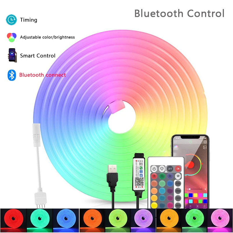 

RGB неоновые светодиодные ленты Tuya 5В USB
