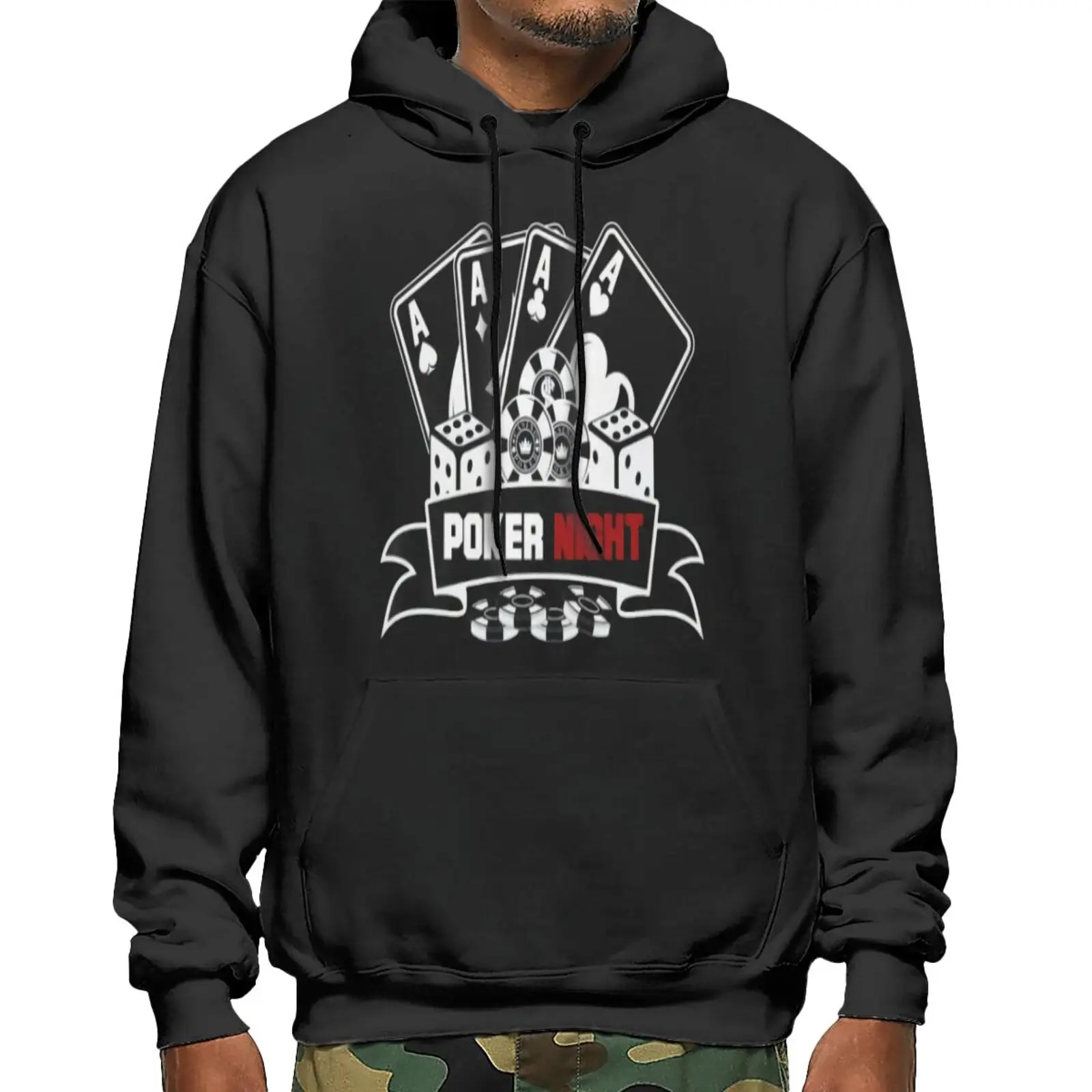 

Poker Cards Casino Gambling Poker Texas Hoodies Female Sweatshirt Man Hoodie Men's Sweatshirt Man Hoodie Sweats Paired Hoodies