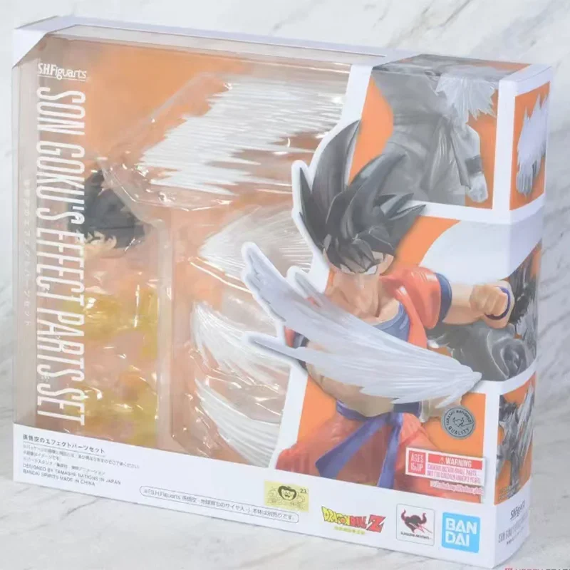 

Оригинальные фигурки Bandai S.H. Фигуртс Shf Son Goku's Effect, набор деталей, драконий жемчуг Z, модели Аниме-фигурок, игрушки