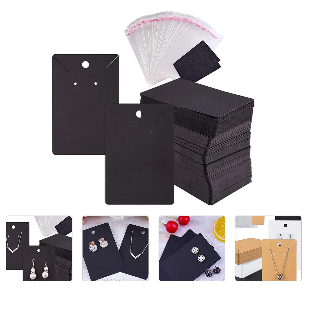 

100 Pcs Lightweight Portable Practical Jewelry Display Cards for Home Shop Store