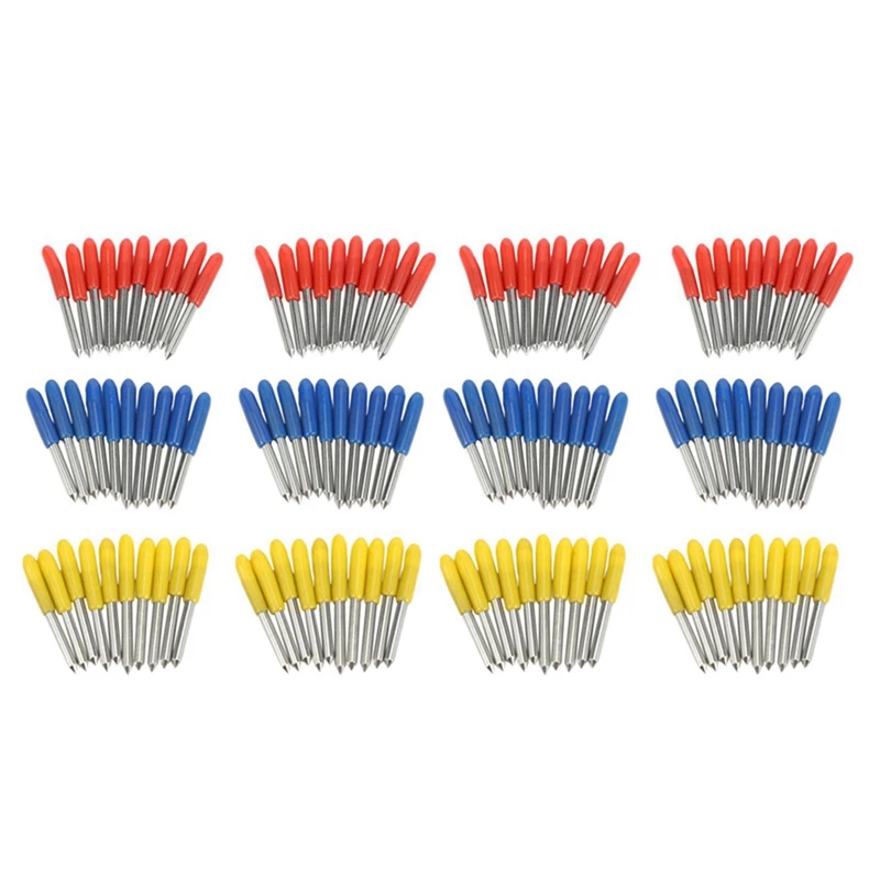

120Pcs 30 45 60 Degree Roland Cutting Plotter Cutter Knife Blades Offset