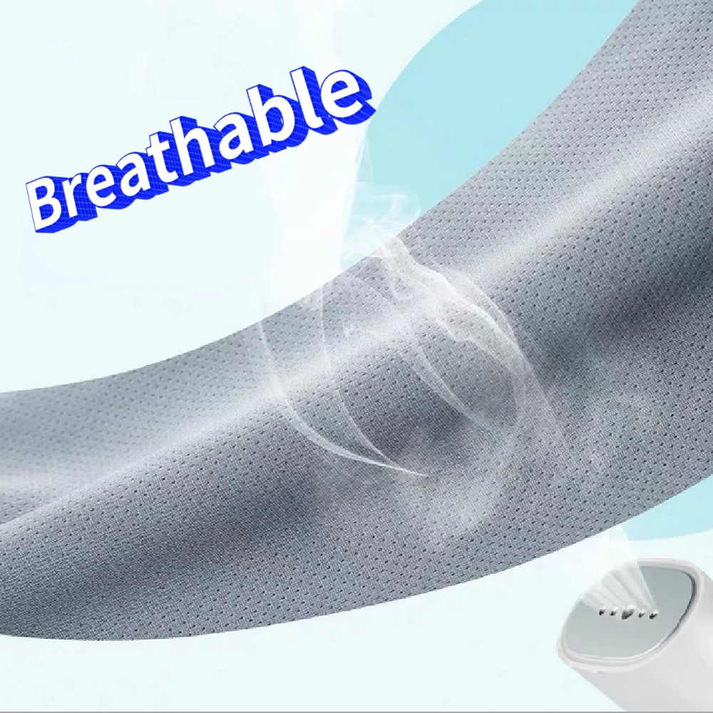 Summer Ice Silk T-shirt Men's Cold Short Sleeve O-neck Stretch Quick-drying Breathable Sports Shirt Men Autumn Long Sleeves Top