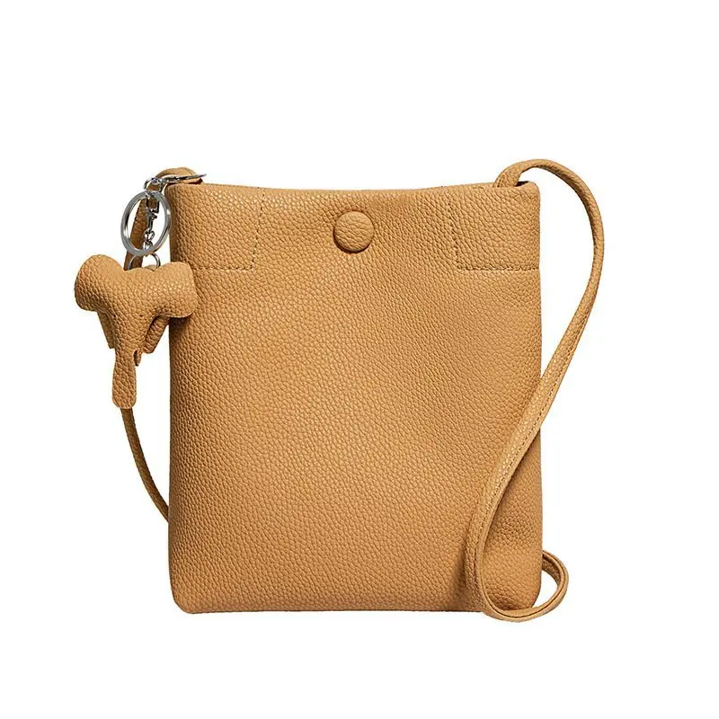 Модная женская сумка-мешок из натуральной кожи новинка 2024 года летняя простая