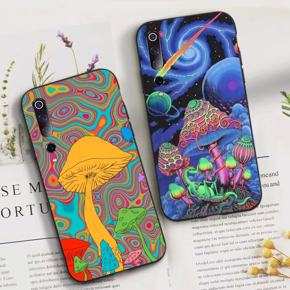 

Mushroom Phone Case For Xiaomi Mi 5X 8 9 10 11 12 lite pro 10T PocoX3pro PocoM3 Note 10 pro lite