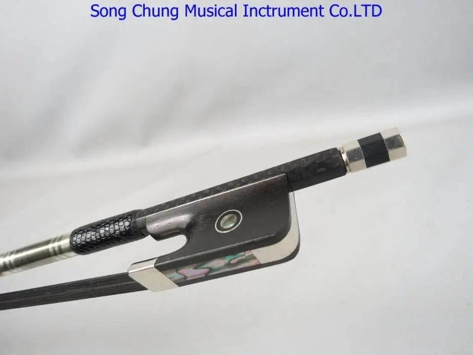 1 шт. мощный клетчатый черный конский волос # углеродное волокно альтовый бант 7974