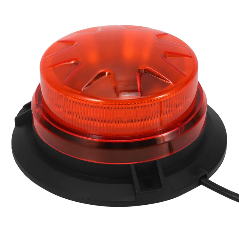 

3X 12V/24V High Intensity LED Beacon Magnet Mount Low Profile Compact Strobe Flashing Emergency Warning Light