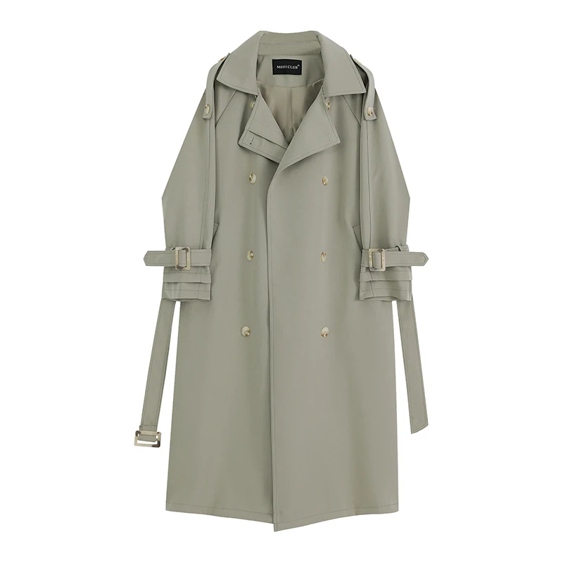 

SuperAen Trench Coat Women's Autumn 2022 High-end Street Korean Style Long Coat