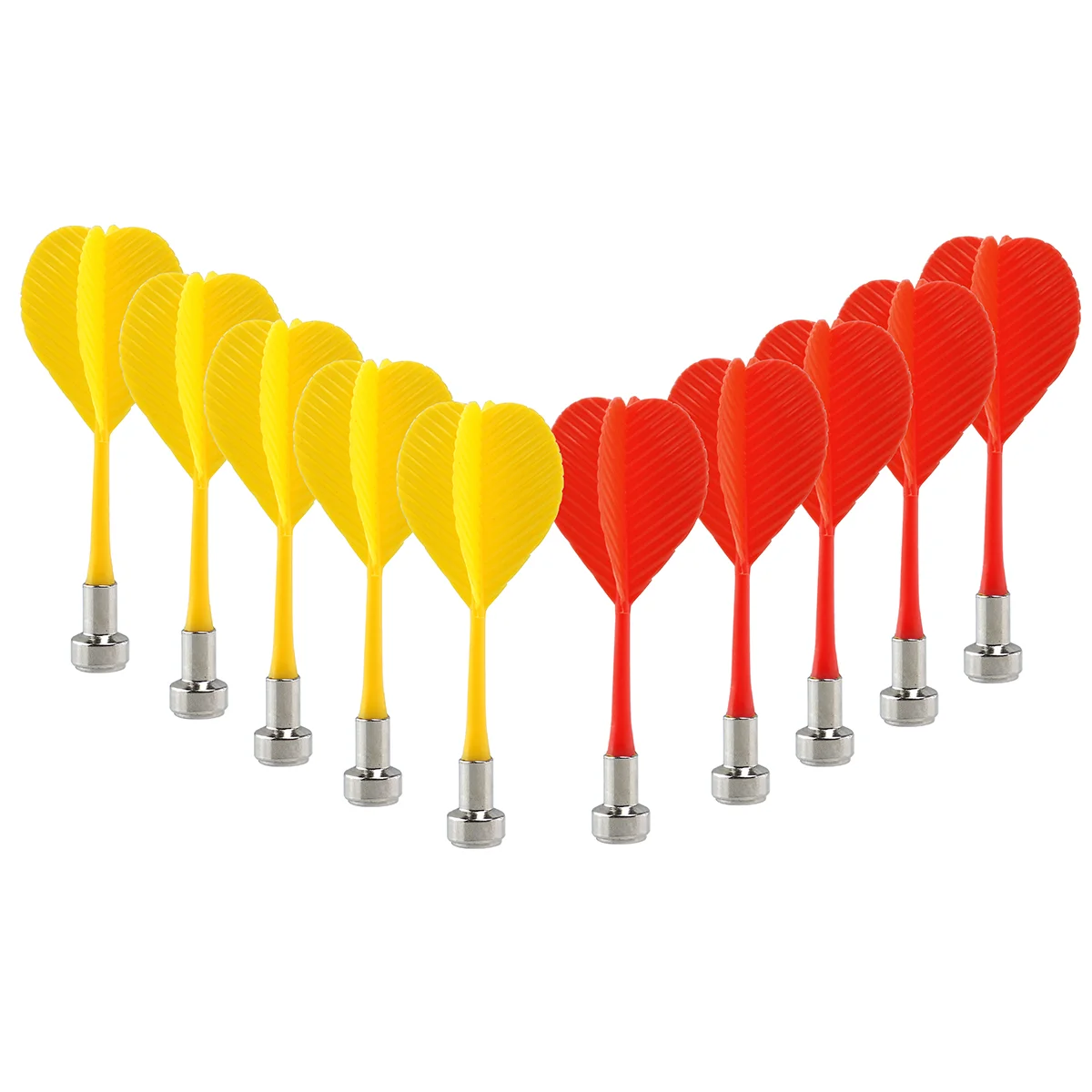 

Foxnovo 10pcs Wing Magnetic Bullseye Target Game Toys (Random Color)