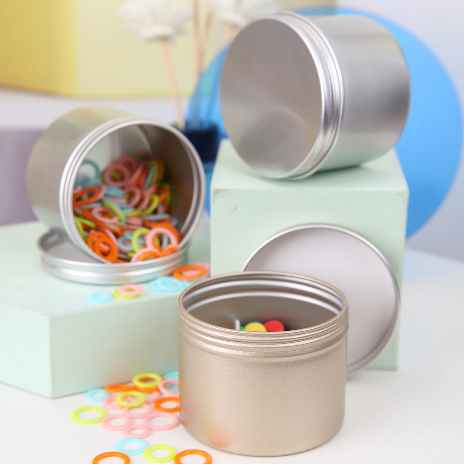 Kitchen Canister Candy Cookie Gift Jewelry Party Gift Case Luxury