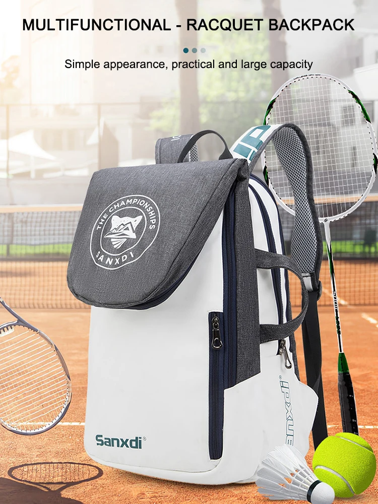 Portable Badminton Racket Bag Eco-friendly Tennis Shoulder Bag Lightweight  Large Tote Bag Washable for Weekend Outing - AliExpress
