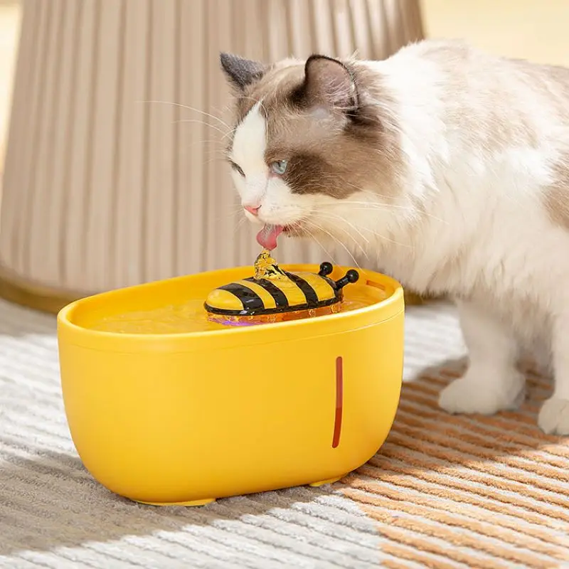 

Pet Mute Water Dispenser Cat Dog Automatic Cycle Water Fountain USB Charge Electric Drinker Pet Indoor Drinking Dispenser
