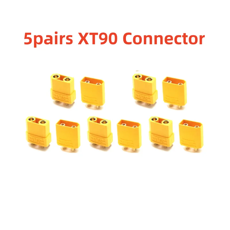 

5pairs/lot XT90 Male Female Bullet Connectors Plugs For RC Lipo Battery Quadcopter Multicopter