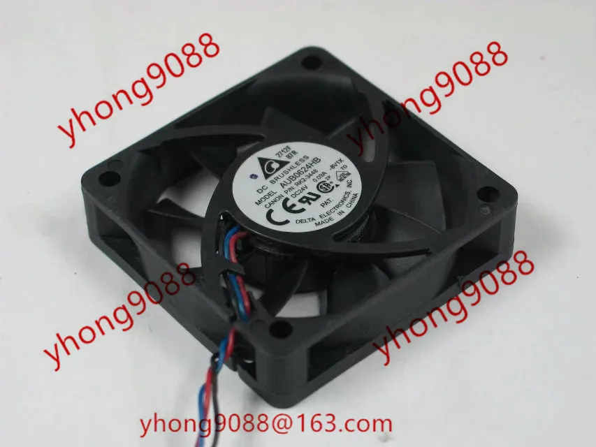 Серверный охлаждающий вентилятор Delta Electronics AUB0624HB 8V1X DC 24 В 0,09a 60x60x15 мм
