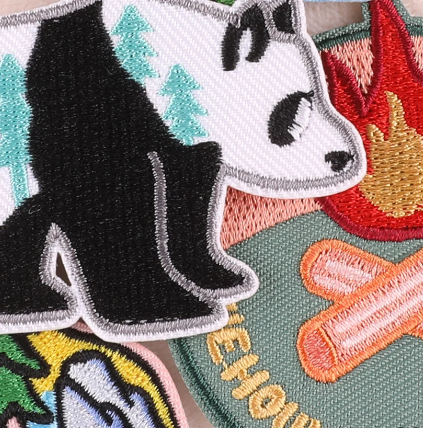 1 шт. уличные значки вышивка вышитая одежда шляпа сумка материал для ремонта