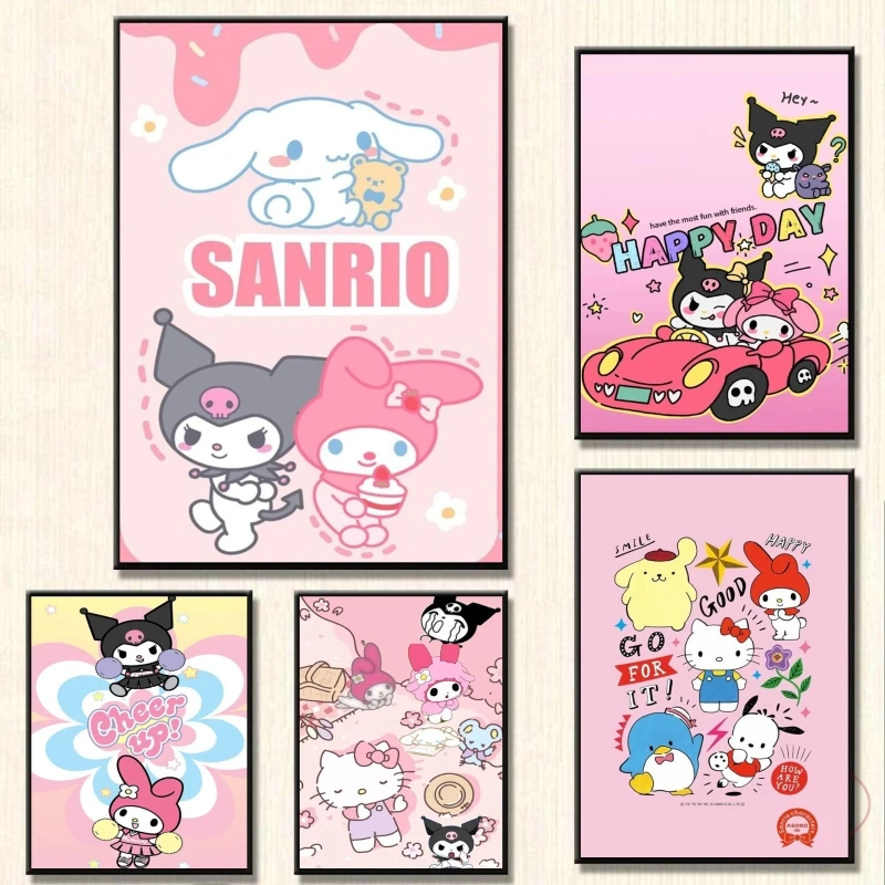 

Популярный аниме постер Kuromimelody Room домашние рождественские подарки настенные наклейки классическая декоративная Модульная картина