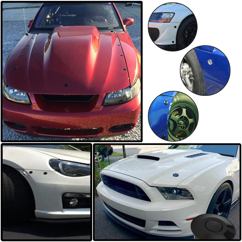 Универсальная алюминиевая Кнопка заготовка быстросъемный замок для гоночного