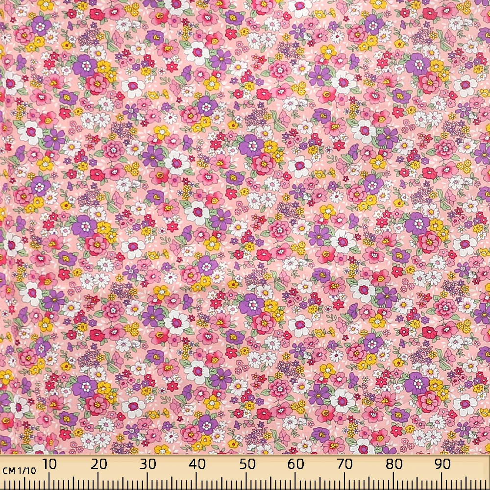 

1/3/5yard Pastoral Floral Poplin Cotton Fabric Printed Cloth Sewing Quilting Fabrics For Patchwork Needlework DIY Handmade