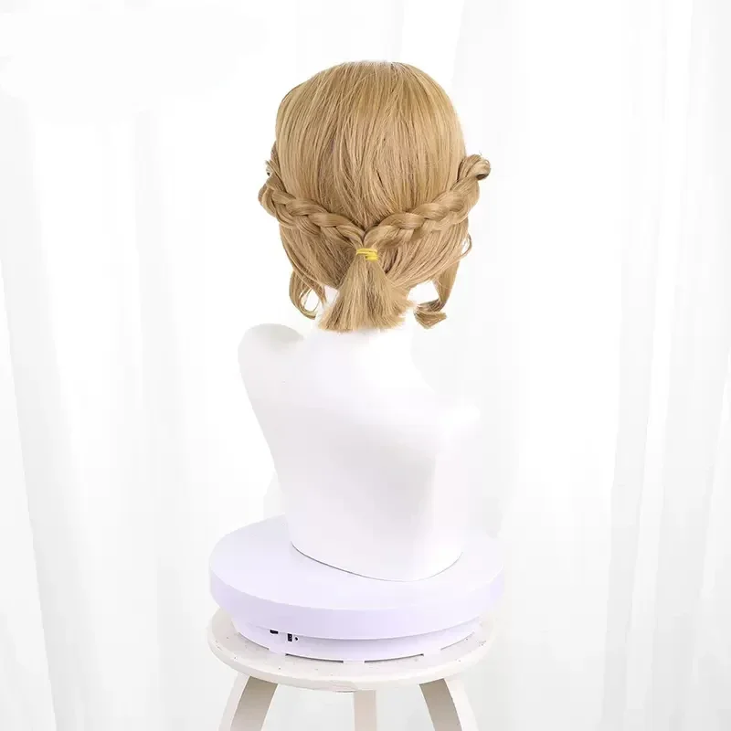 Аниме Identity V Alice DeRoss Косплей Парик 38 см Термостойкие синтетические волосы Парики