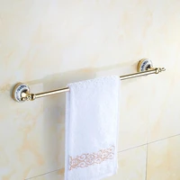 brass gold single towel bartowel holder towel rack solid brass copper madegolden finish bathroom accessories