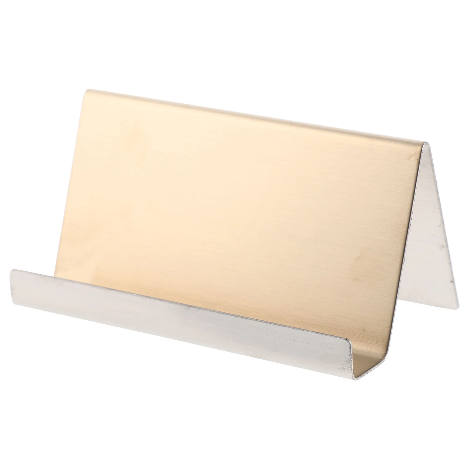 

Business Card Holder Cards Organizer Desktop Organizing Rack Metal Name Display Stand Base Storage