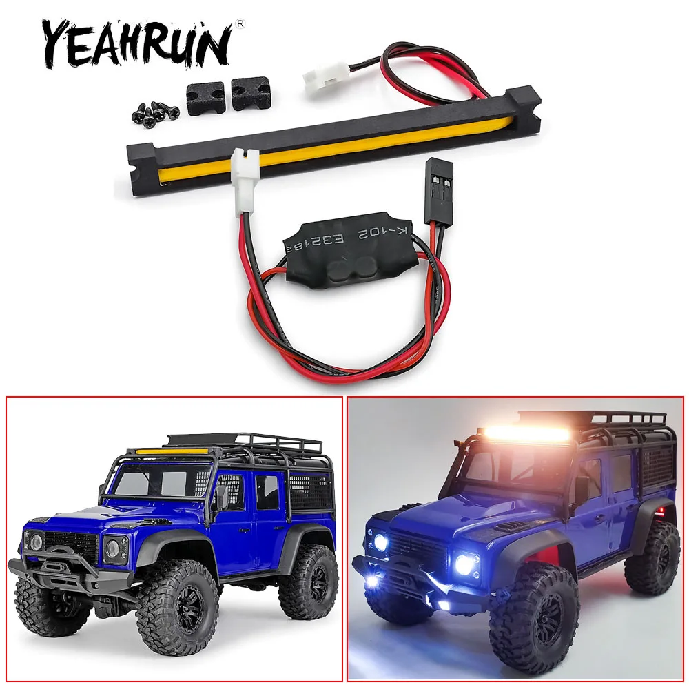 

Модель внедорожника YEAHRUN, стеллаж для крыши для TRX4M Defender 1/18 RC Crawler Car, Детали модели