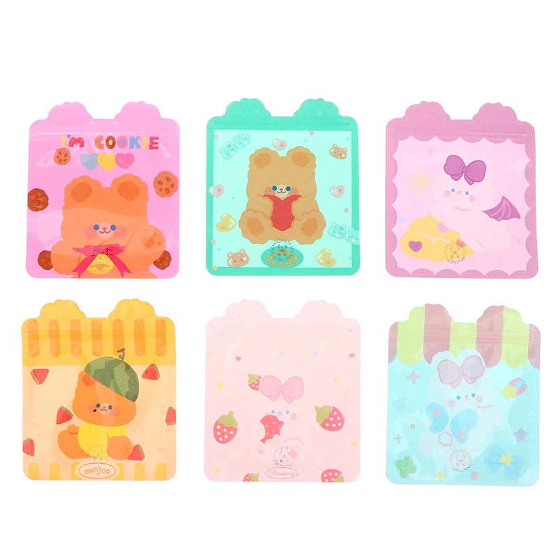 

5pcs Food Bag Cute Rabbit Bear Candy Cookie Packaging Bags Wedding Birthday Party Decorations Gift Wrapping Supplies