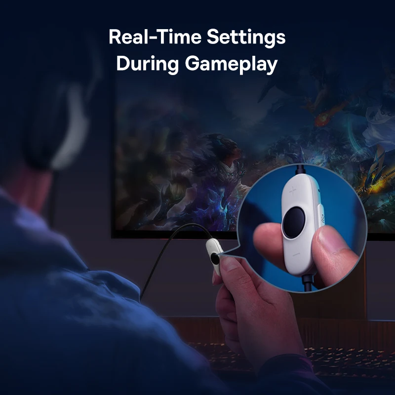 Игровые проводные наушники Baseus GoPlay 1+ Max