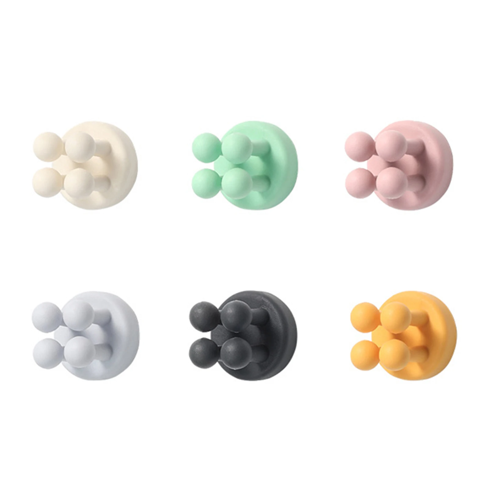 

2pcs Punch Free Screws Free Hanger Bathroom Kitchen Hanging Hook Self-adhensive