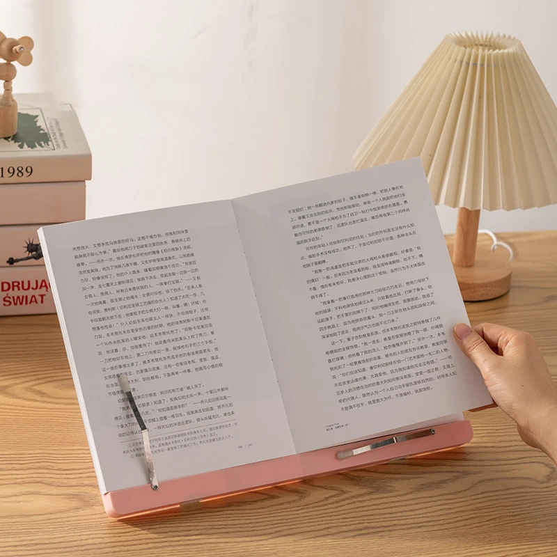 Регулируемая портативная складная подставка для книг чтения полка рецептов