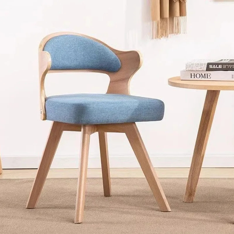 

Portable Wooden Chairs Living Room Relax Comfy Modern Velvet Dining Room Chairs Balcony Cadeira Gamer Room Furnitures MQ50CY