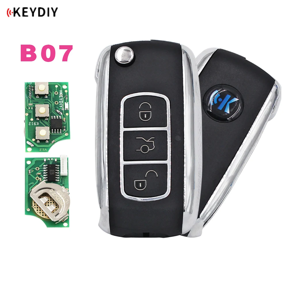 Оригинальный пульт KEYDIY B07 Universal Remote 3 Button Key for KD900 URG200 MINI KD KD-X2 KD-MAX Bentley Style on.