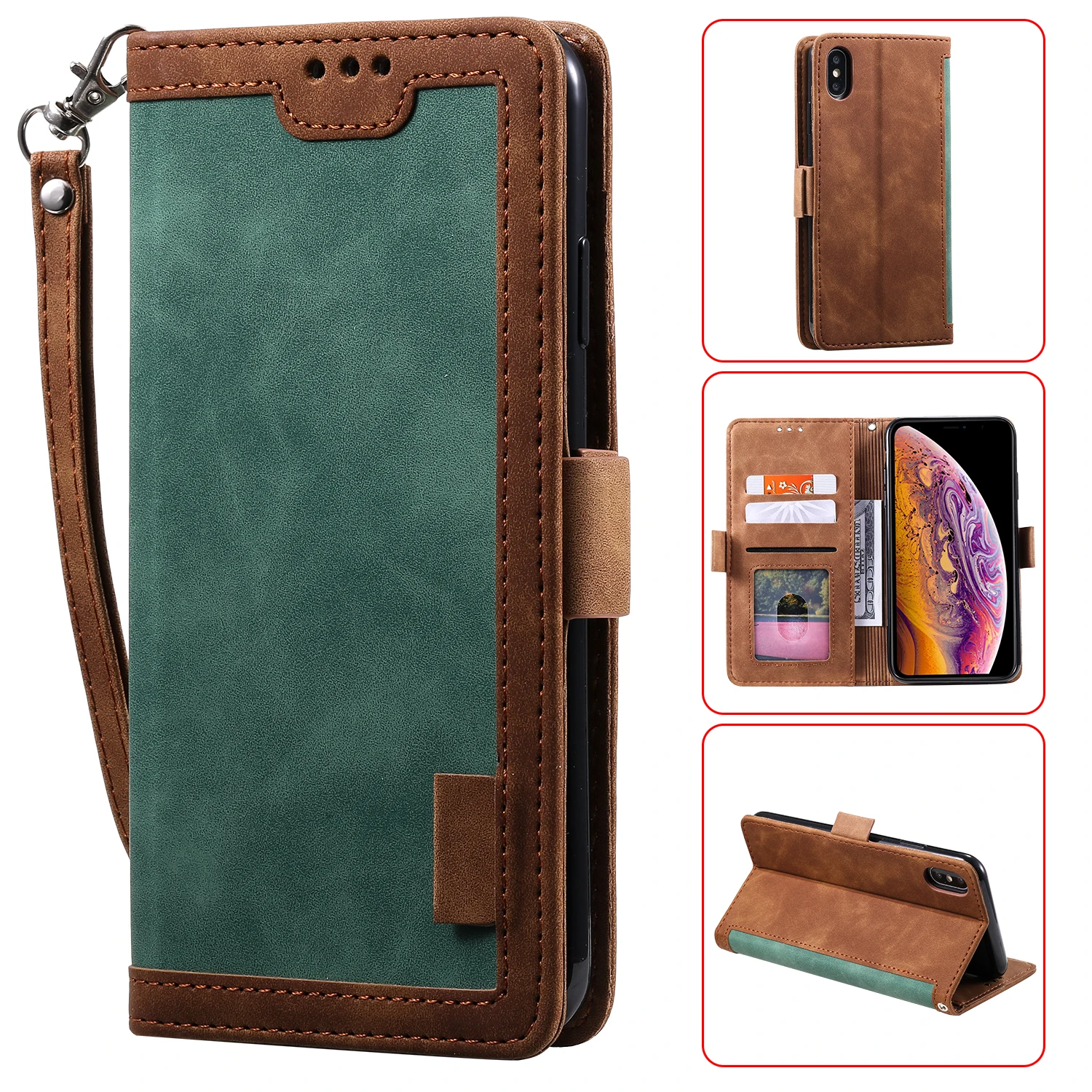 

Luxury Leather Case For Apple iPhone 13 14 12 11 Pro Max Shockproof Cases For iPhone 13 12 Mini X XR XS Camera Protection Cover
