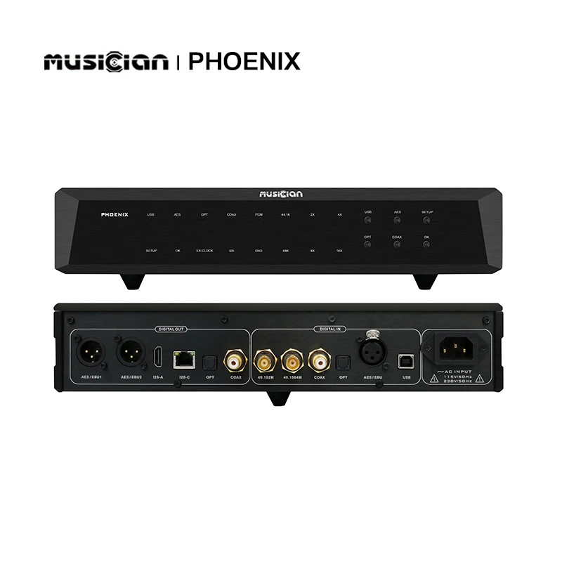 Высокопроизводительный цифровой интерфейс музыкальный PHOENIX FPGA DSP ARM STM32F446 OCXO, многофункциональный вход, ЦАП EMP240, интерфейс I2S
