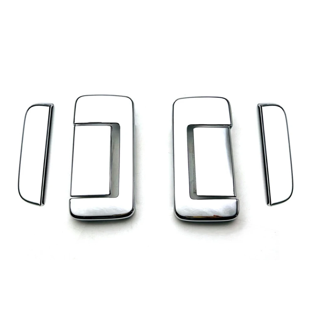 4 шт. хромированная крышка рамы для автомобильной наружной и боковой дверной