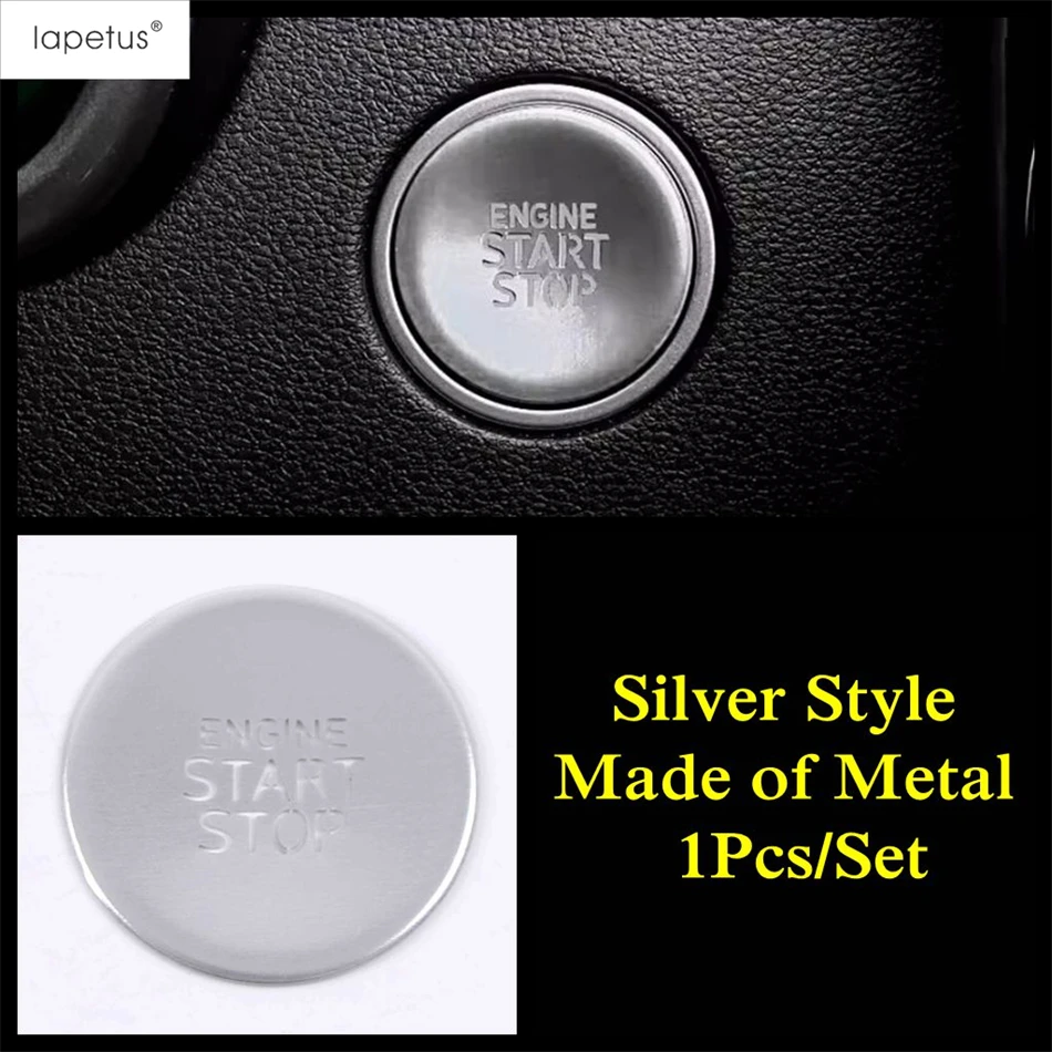 

Для Hyundai Tucson NX4 и Elantra 2021-2202 Автомобильный запуск, остановка двигателя, кнопка зажигания, накладка, серебристый, красный, синий, аксессуары