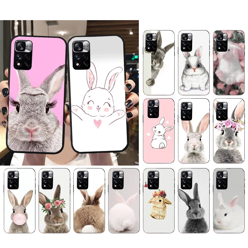 

Cartoon Cute Baby Rabbit Phone Case for Xiaomi Redmi Note 12 Pro 11S 11 10 Pro 9Pro Note9 10S Redmi 10 9C 9A Funda