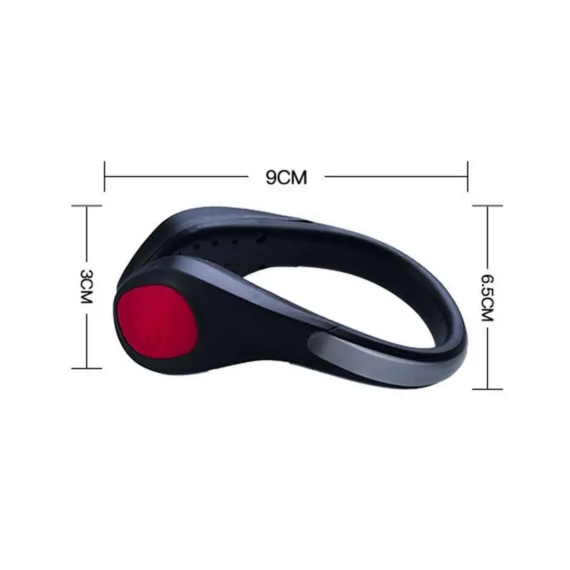 Светодиодный зажим для обуви непромокаемая мигающая лампа предупредительная