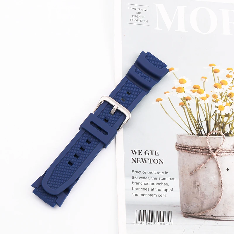 Watch accessories Nylon watch strap For Casio AE-1200 AEQ-110W MRW-200 W-735 SGW-300H W-S200H W-800H F-108 W218 Resin watch band