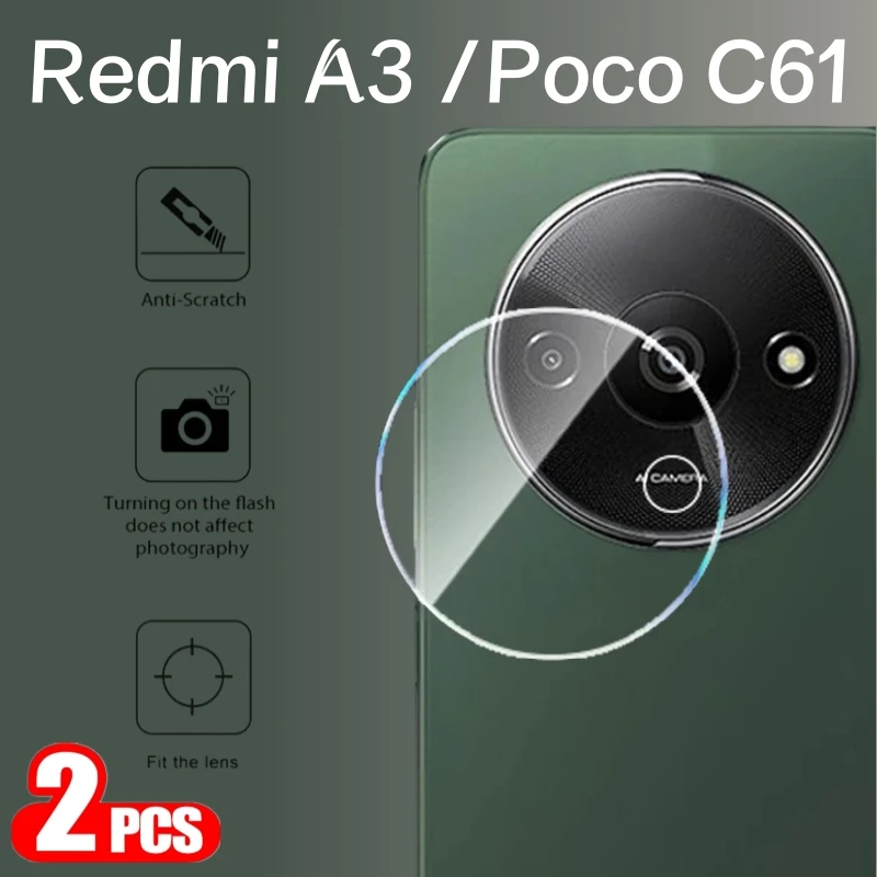 Xiaomi Redmi A3 Poco C61 Защитная Пленка Для Объектива Камеры 6 71 Дюйма HD Прозрачная Задняя