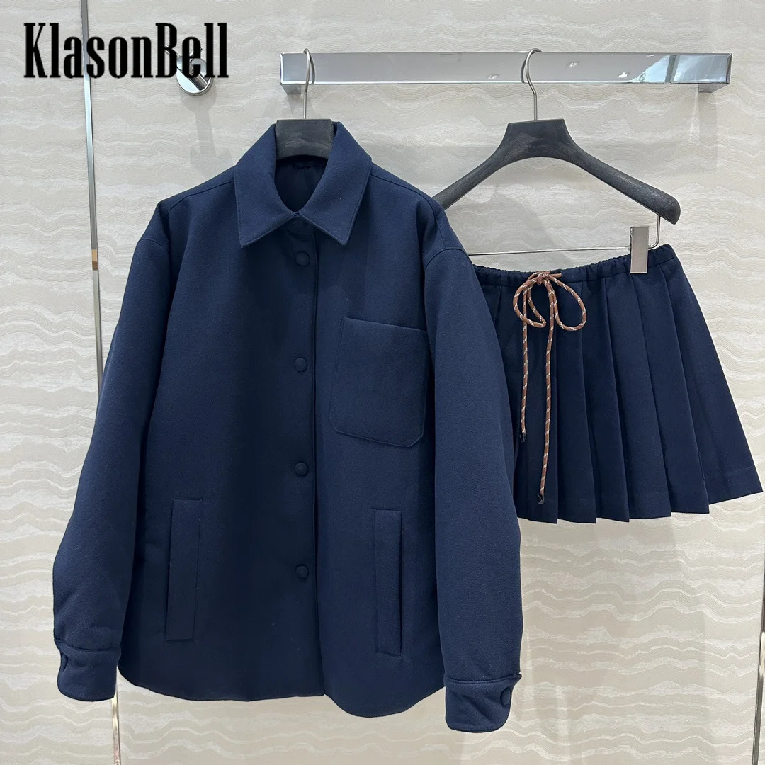 9 25 KlasonBell Женская свободная парка с карманами вышитыми буквами и лацканами