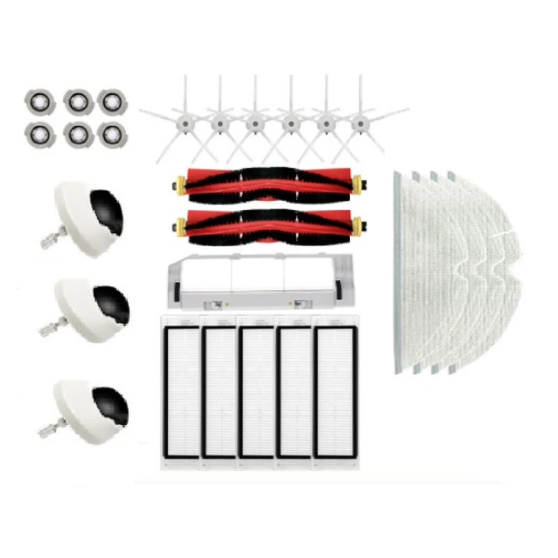 

For Roborock S50 T7pro T6 P5 S5 Vacuum Cleaner Spare Part Hepa Filter Mop Cloth Part