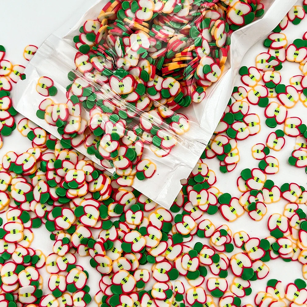 20g Fruit soft pottery piece Polymer Clay DIY Resin Jewelry Making Nail Material for Decoration Slime Hairpin Craft Accessories