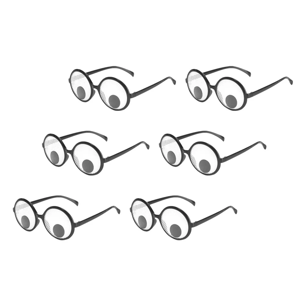 Солнцезащитные очки Googly маскировка глаз пластиковые забавные аксессуары для