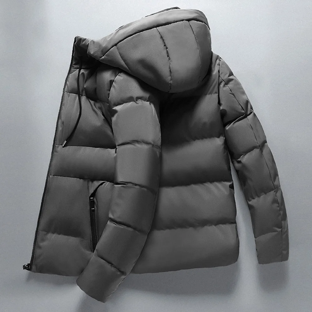 Fashion Parkas Male Thick Winter Autumn Overcoat Men's Casual Jacket Hat Warm Windbreaker 2022 Classic Windproof Business Hombre
