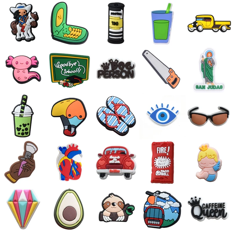 

Украшения для детей, рождественские подарки, подвески для обуви, летние женские дизайнерские булавки для крокса, очаровательные булавки для джинсов, булавки для кроксов, подвески, аксессуары для обуви