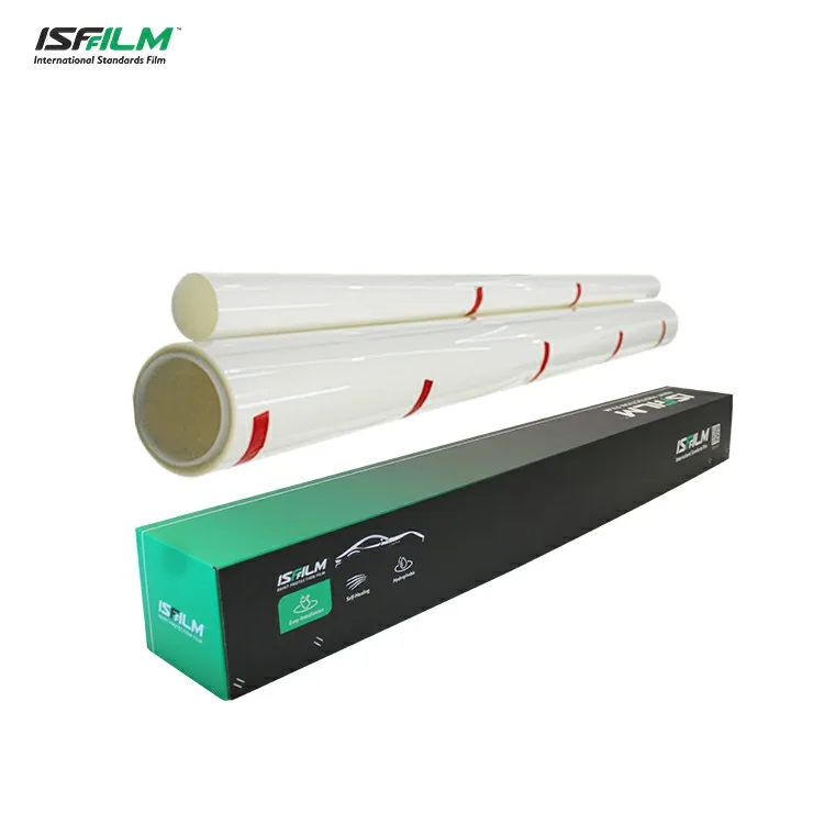 

ISF Hot selling clear tpu transparent paint protective anti scratch 7mil wrap Anti yellowing High glossy car body tpu ppf film