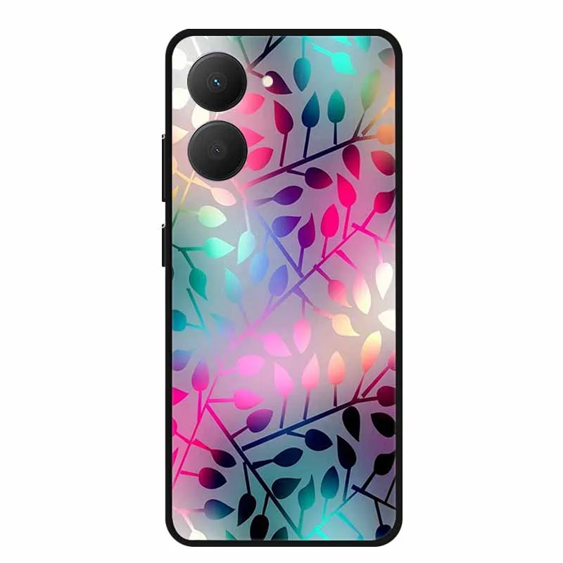 6 56 &quotдля Vivo Y28s 5G Y 28 s черная силиконовая Мягкая задняя крышка для чехол Y28