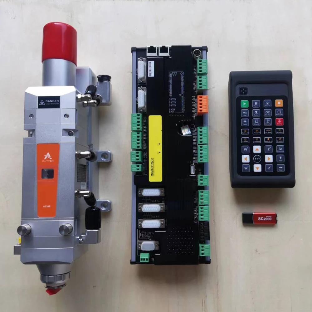 

Au3tech A230E 3KW Electric Fiber Laser Cutting Head and Au3Tech controller MCC3721NC-A with SC2000 software
