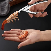 3Pcs Shrimp Peelers Stainless Steel Prawn Peeler Shrimp Deveiner Knife Creative Seafood Tools Shrimp Peel Device Kitchen Gadgets