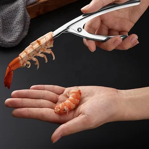 3pcs shrimp peelers stainless steel prawn peeler shrimp deveiner knife creative seafood tools shrimp peel device kitchen gadgets free global shipping